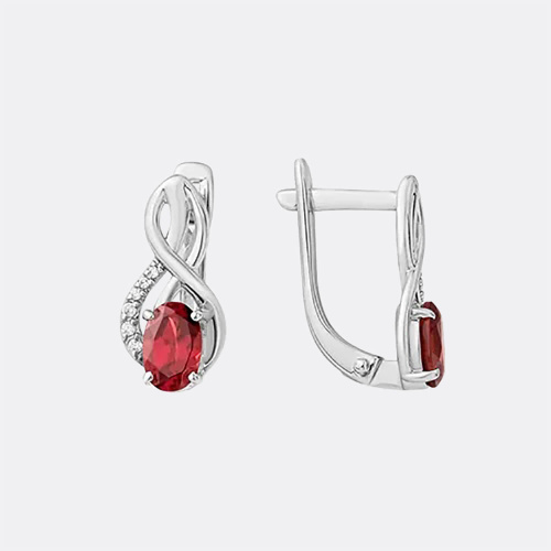 картинка Серьги из серебра 925 пробы от ювелирной компании Арт