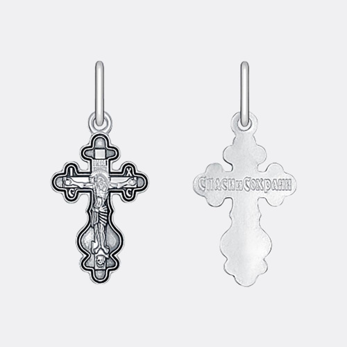 картинка Крест из серебра 925 пробы от ювелирной компании Арт