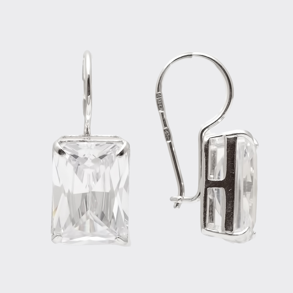 картинка Серьги Ювелирный завод "КРАСНАЯ ПРЕСНЯ" из серебра 925 пробы от ювелирной компании Арт