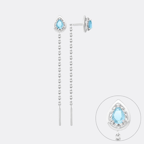 картинка Серьги из серебра 925 пробы от ювелирной компании Арт