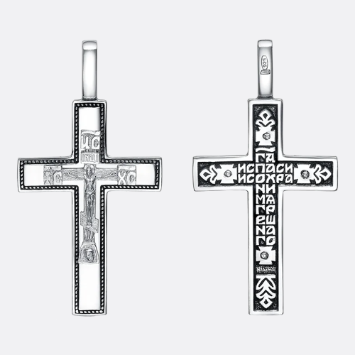 картинка Крест из серебра 925 пробы от ювелирной компании Арт