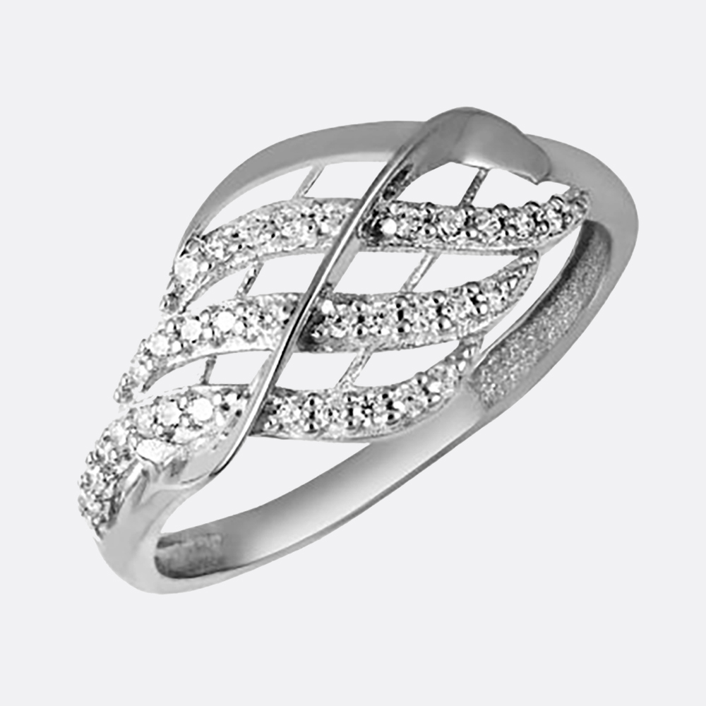 картинка Кольцо Ювелирный дом АВРОРА из серебра 925 пробы от ювелирной компании Арт