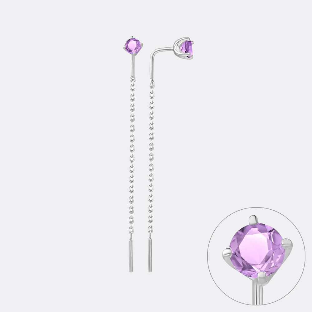 картинка Серьги из серебра 925 пробы от ювелирной компании Арт