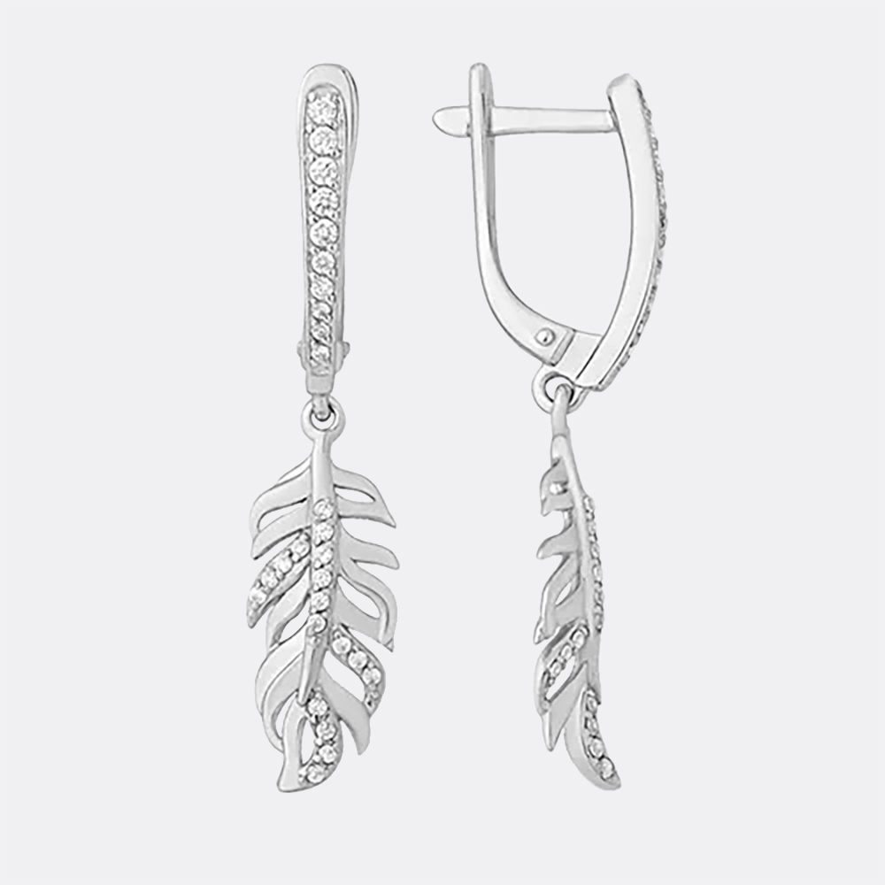 картинка Серьги Завод ювелирных украшений EFREMOV из серебра 925 пробы от ювелирной компании Арт