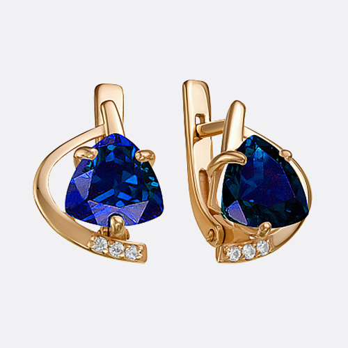 картинка Серьги Вознесенский ювелирный завод из серебра 925 пробы от ювелирной компании Арт