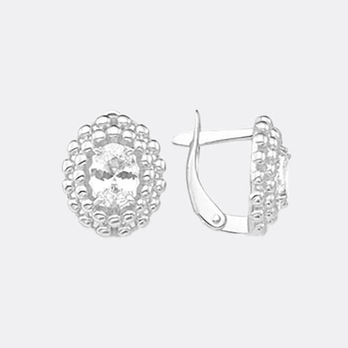 картинка Серьги из серебра 925 пробы от ювелирной компании Арт