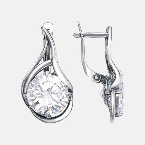 картинка Серьги Ювелирный завод "КРАСНАЯ ПРЕСНЯ" из серебра 925 пробы от ювелирной компании Арт