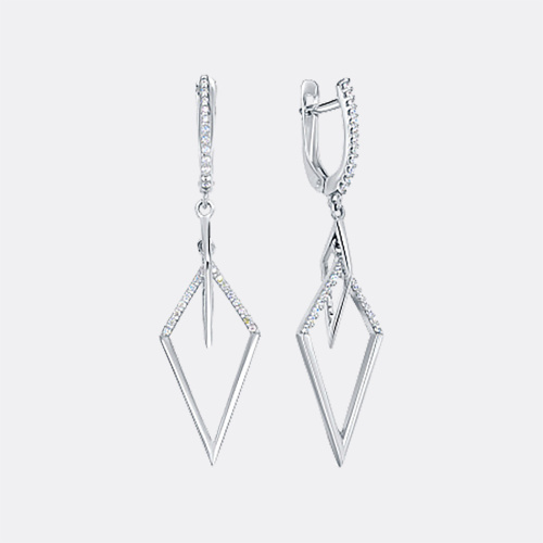 картинка Серьги Вознесенский ювелирный завод из серебра 925 пробы от ювелирной компании Арт