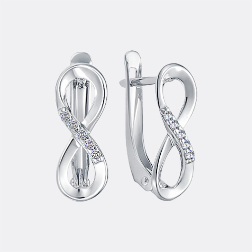 картинка Серьги из серебра 925 пробы от ювелирной компании Арт