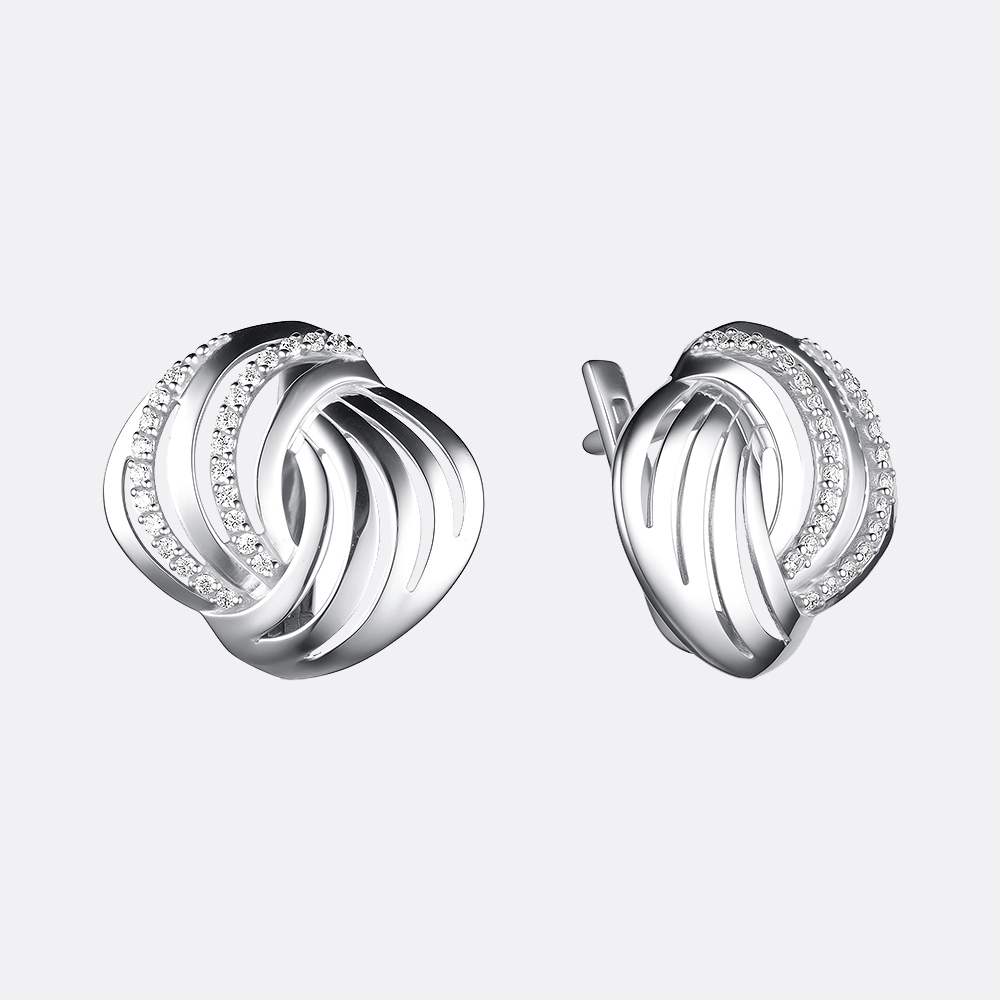 картинка Серьги из серебра 925 пробы от ювелирной компании Арт