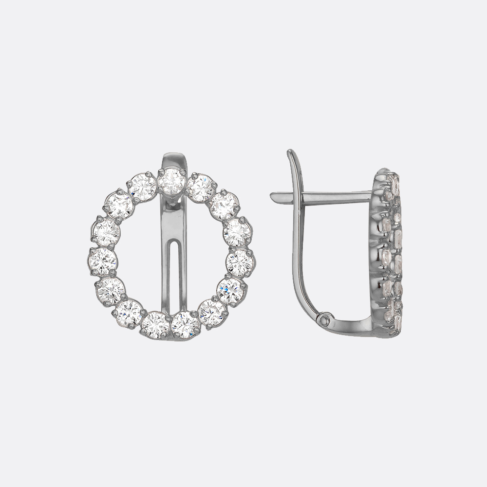 картинка Серьги Ювелирная компания СОРОКИН из серебра 925 пробы от ювелирной компании Арт