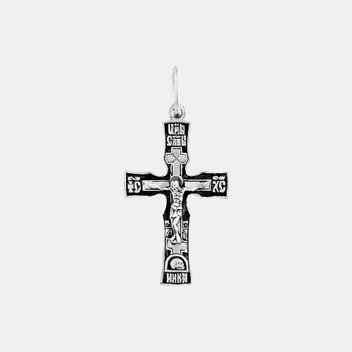 картинка Крест Вознесенский ювелирный завод из серебра 925 пробы от ювелирной компании Арт