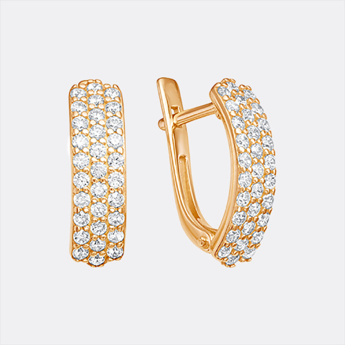 картинка Серьги Вознесенский ювелирный завод из серебра 925 пробы от ювелирной компании Арт