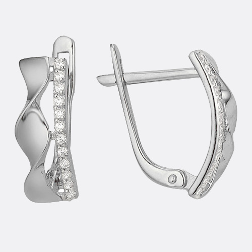 картинка Серьги Ювелирная компания СОРОКИН из серебра 925 пробы от ювелирной компании Арт