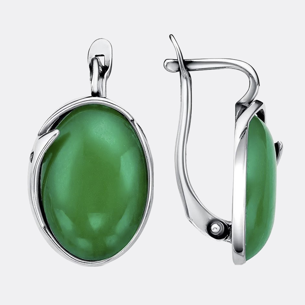 картинка Серьги Ювелирный завод "КРАСНАЯ ПРЕСНЯ" из серебра 925 пробы от ювелирной компании Арт