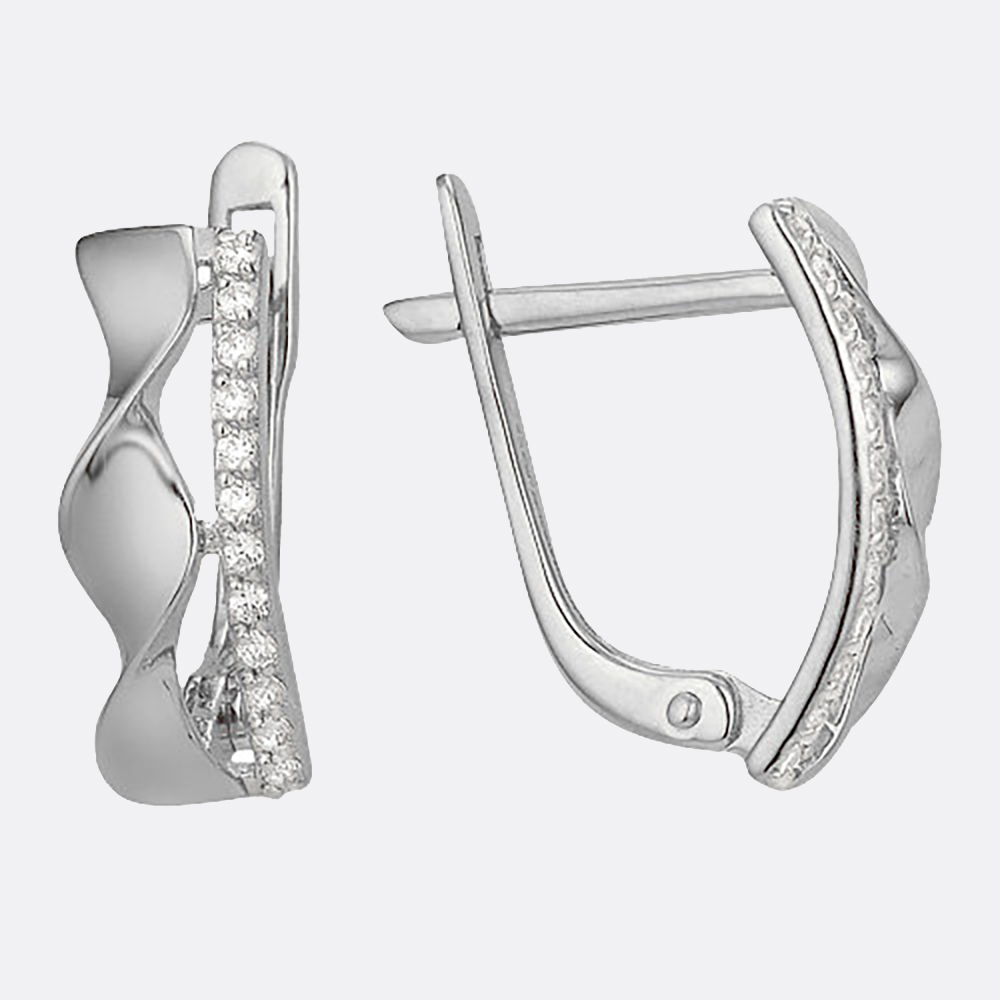 картинка Серьги Ювелирная компания СОРОКИН из серебра 925 пробы от ювелирной компании Арт