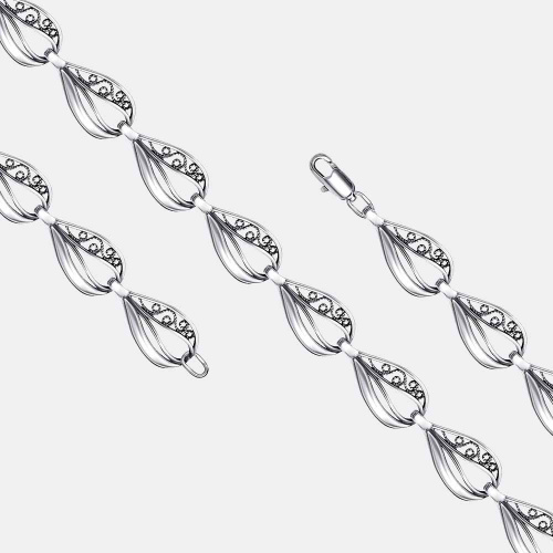 картинка Браслет Ювелирный завод "КРАСНАЯ ПРЕСНЯ" из серебра 925 пробы от ювелирной компании Арт