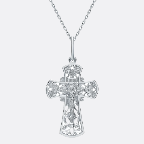 картинка Крест Вознесенский ювелирный завод из серебра 925 пробы от ювелирной компании Арт