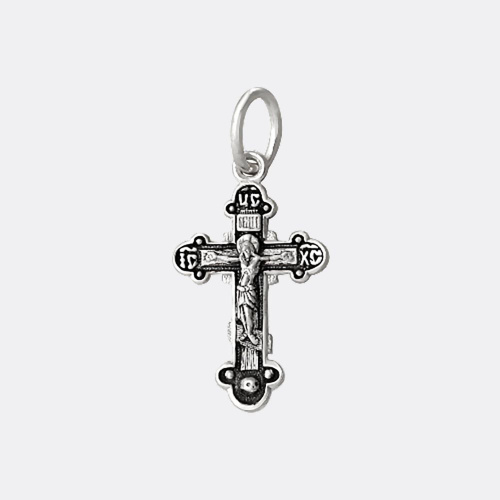 картинка Крест Вознесенский ювелирный завод из серебра 925 пробы от ювелирной компании Арт