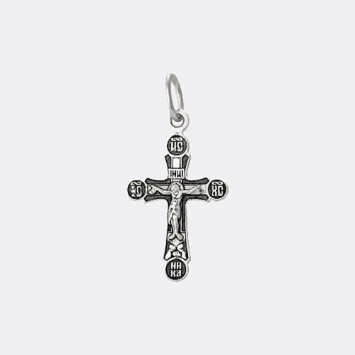 картинка Крест Вознесенский ювелирный завод из серебра 925 пробы от ювелирной компании Арт