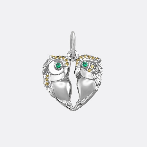 картинка Подвеска Завод ювелирных украшений EFREMOV из серебра 925 пробы от ювелирной компании Арт