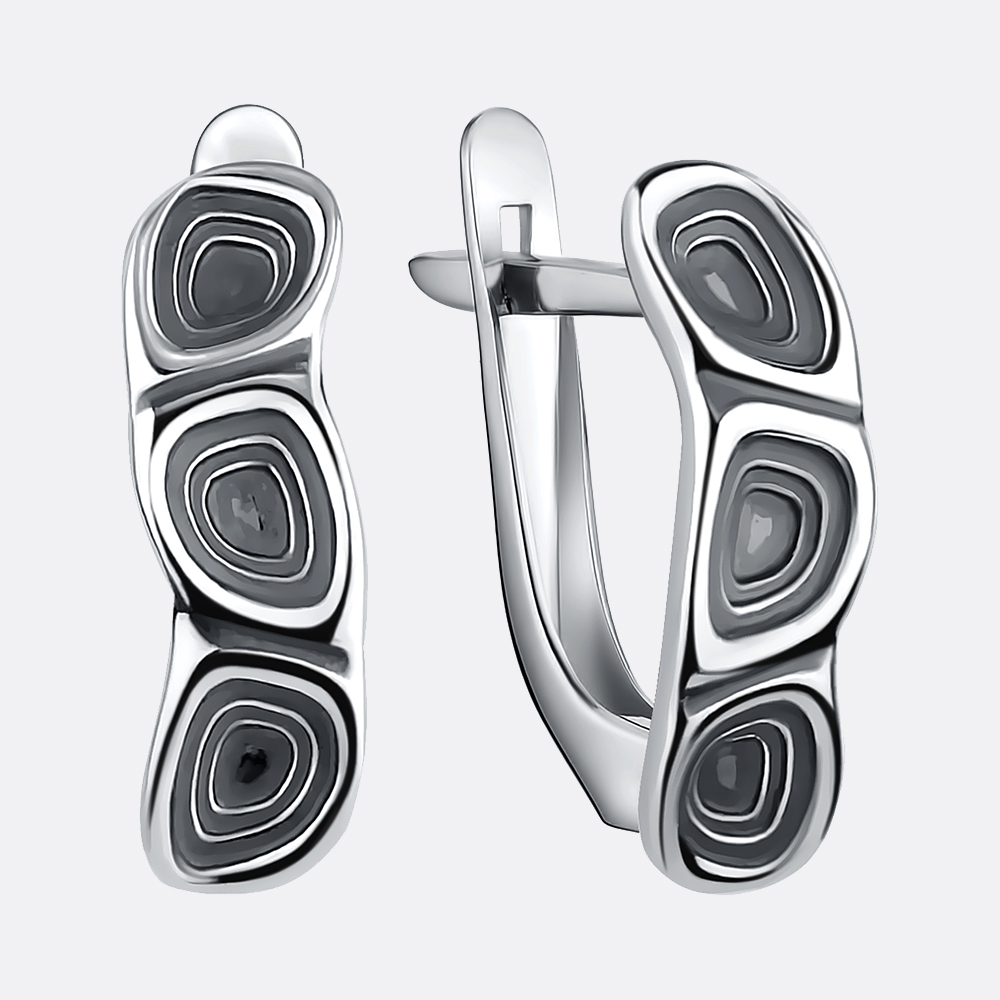 картинка Серьги из серебра 925 пробы от ювелирной компании Арт