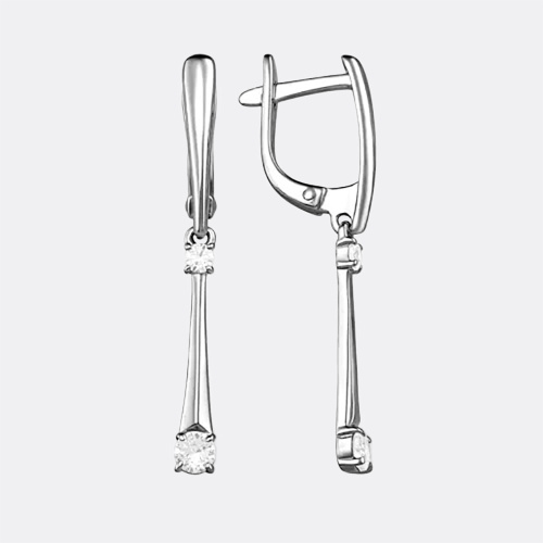 картинка Серьги из серебра 925 пробы от ювелирной компании Арт