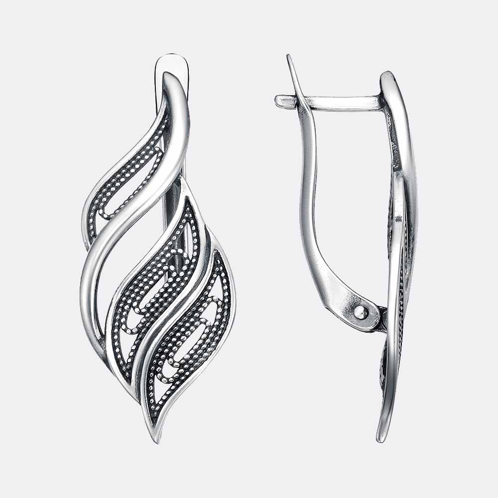 картинка Серьги из серебра 925 пробы от ювелирной компании Арт