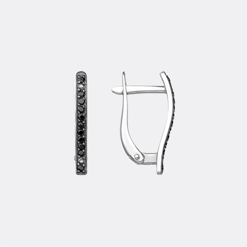 картинка Серьги Завод ювелирных украшений EFREMOV из серебра 925 пробы от ювелирной компании Арт