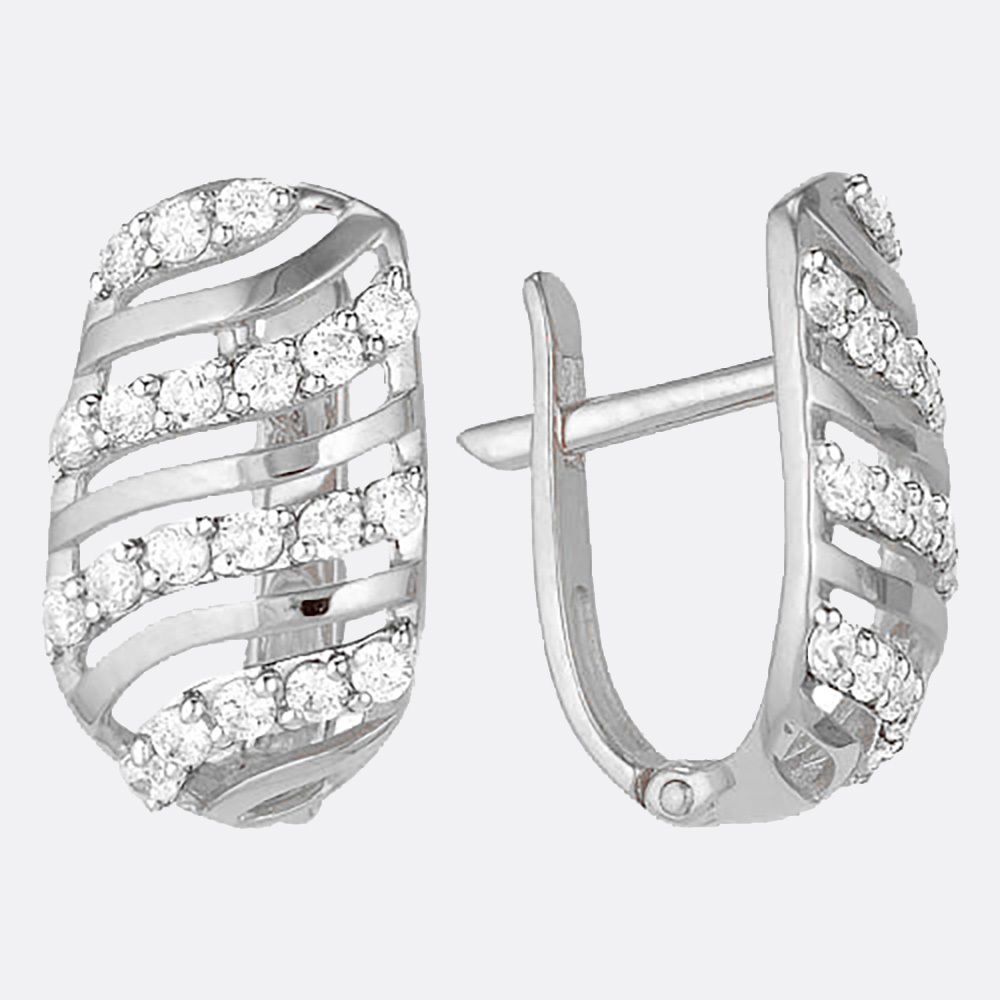 картинка Серьги Ювелирная компания СОРОКИН из серебра 925 пробы от ювелирной компании Арт